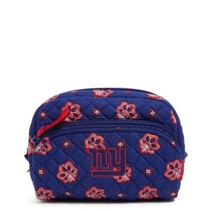 LN Vera Bradley New York Giants Cosmetic Bag